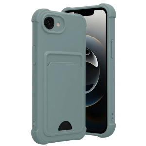 Apple iPhone 16E Kelvin Kartvizitli Silikon - Açık Yeşil