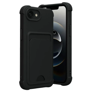 Apple iPhone 16E Kelvin Kartvizitli Silikon - Siyah