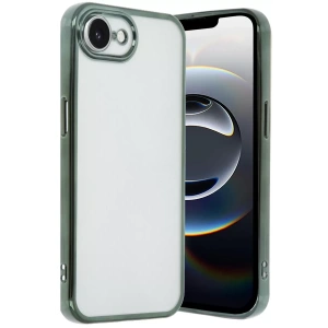 Apple iPhone 16E Kılıf Lensli Silikon - Yeşil