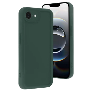 Apple iPhone 16E Kılıf Viera Silikon - Koyu Yeşil