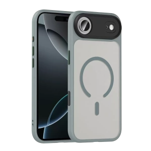 Apple iPhone 17 Air Megane Magsafe Kapak - Titan Gri