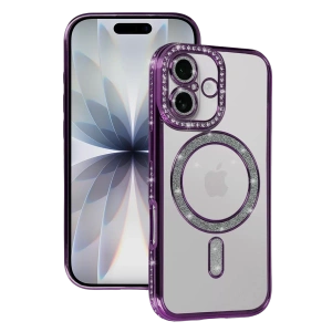 Apple iPhone 17 Joke Simli Magneticsafe Kılıf - Derin Mor