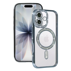 Apple iPhone 17 Joke Simli Magneticsafe Kılıf - Mavi