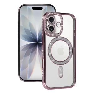 Apple iPhone 17 Joke Simli Magneticsafe Kılıf - Pembe