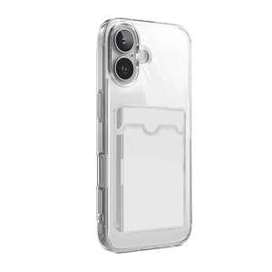 Apple iPhone 17 Kart Şeffaf Silikon - Şeffaf