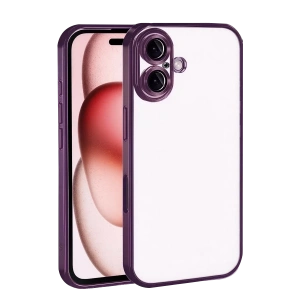 Apple iPhone 17 Lensli Silikon - Açık Mor