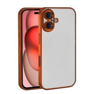 Apple iPhone 17 Lensli Silikon - Turuncu