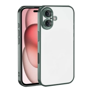 Apple iPhone 17 Lensli Silikon - Yeşil