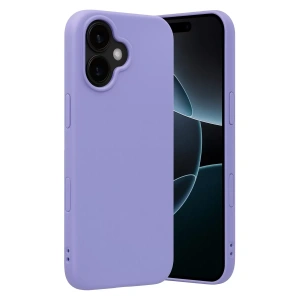 Apple iPhone 17 Nano içi Kadife Silikon - Lila