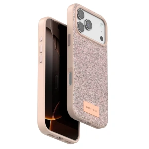 Apple iPhone 17 Pro Bright Simli Kapak - Pembe