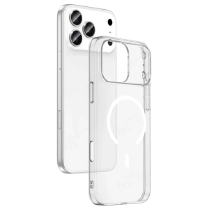 Apple iPhone 17 Pro Combo Sert Şeffaf Magsafe Kapak - Şeffaf