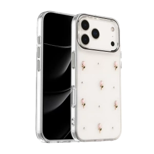 Apple iPhone 17 Pro Fiyonk Desenli Kapak - Desen 6