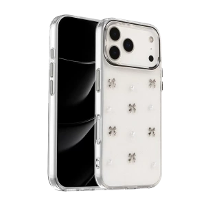 Apple iPhone 17 Pro Fiyonk Desenli Kapak - Desen 8