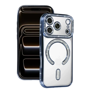 Apple iPhone 17 Pro Joke Simli Magneticsafe Kılıf - Mavi