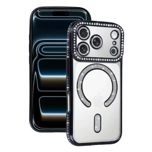 Apple iPhone 17 Pro Joke Simli Magneticsafe Kılıf - Siyah