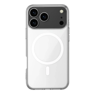 Apple iPhone 17 Pro Kılıf Magneticsafe Şeffaf Silikon - Şeffaf