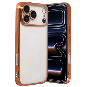 Apple iPhone 17 Pro Lensli Silikon - Turuncu