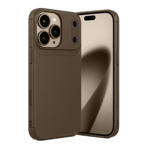Apple iPhone 17 Pro Max Auto Focus Karbon Kapak - Kahverengi