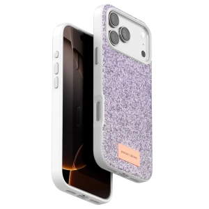 Apple iPhone 17 Pro Max Bright Simli Kapak - Lila