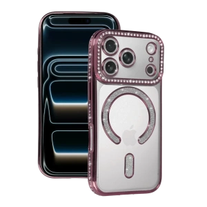 Apple iPhone 17 Pro Max Joke Simli Magneticsafe Kılıf - Pembe