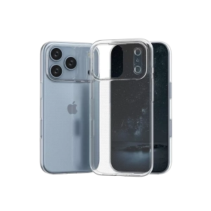 Apple iPhone 17 Pro Max Lüx Şeffaf Silikon - Şeffaf