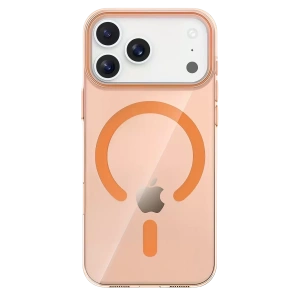 Apple iPhone 17 Pro Max PC Blank Magsafe Kapak - Turuncu