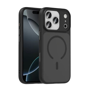 Apple iPhone 17 Pro Megane Magsafe Kapak - Siyah