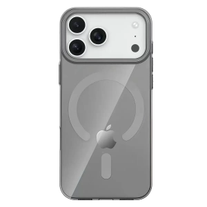 Apple iPhone 17 Pro PC Blank Magsafe Kapak - Natural Grey