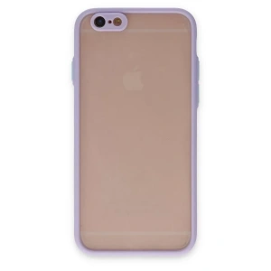 Apple iPhone 6 Kılıf Montreal Silikon Kapak - Mor