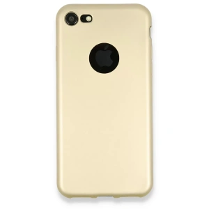 Apple iPhone 7 Kılıf First Silikon - Gold