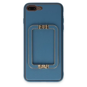 Apple iPhone 7 Plus Kılıf Coco Elit Kapak - Mavi