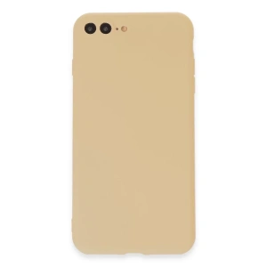 Apple iPhone 7 Plus Kılıf First Silikon - Gold