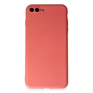 Apple iPhone 7 Plus Kılıf First Silikon - Kiremit