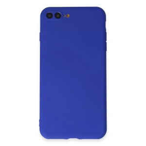 Apple iPhone 7 Plus Kılıf First Silikon - Koyu Mavi