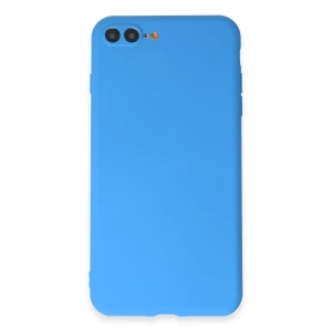 Apple iPhone 7 Plus Kılıf First Silikon - Mavi