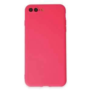 Apple iPhone 7 Plus Kılıf First Silikon - Pembe