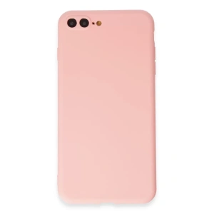 Apple iPhone 7 Plus Kılıf First Silikon - Pudra