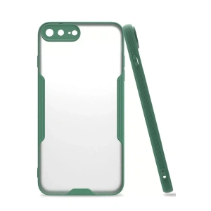 Apple iPhone 7 Plus Kılıf Platin Silikon - Yeşil