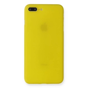 Apple iPhone 7 Plus Kılıf PP Ultra İnce Kapak - Sarı