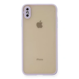 Apple iPhone X Kılıf Montreal Silikon Kapak - Mor
