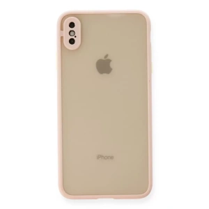 Apple iPhone X Kılıf Montreal Silikon Kapak - Pembe