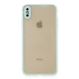 Apple iPhone X Kılıf Montreal Silikon Kapak - Turkuaz