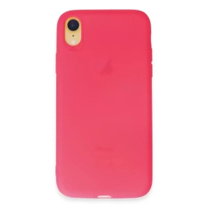 Apple iPhone XR Kılıf First Silikon - Pembe