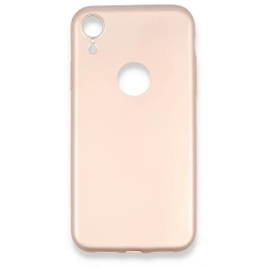 Apple iPhone XR Kılıf First Silikon - Rose Gold