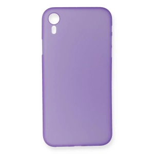Apple iPhone XR Kılıf PP Ultra İnce Kapak - Mor