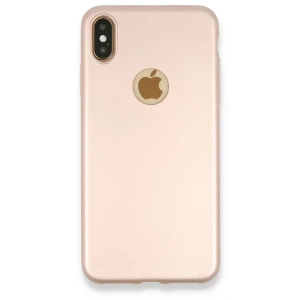 Apple iPhone XS Max Kılıf First Silikon - Rose Gold