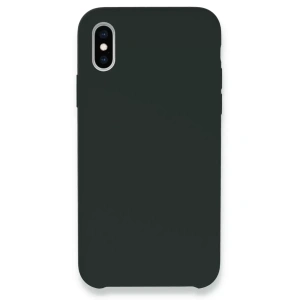 Apple iPhone XS Max Kılıf Lansman Legant Silikon - Koyu Yeşil