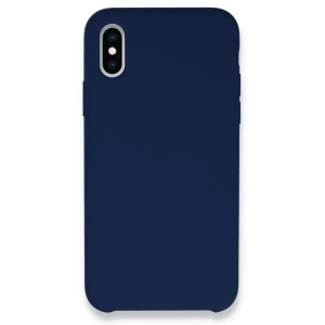 Apple iPhone XS Max Kılıf Lansman Legant Silikon - Lacivert