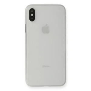 Apple iPhone XS Max Kılıf PP Ultra İnce Kapak - Beyaz