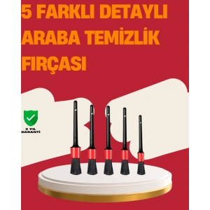 Araç İçi Detaylı Temizlik Seti-Araba Jant ve İç Yüzey Temizlik Fırçaları